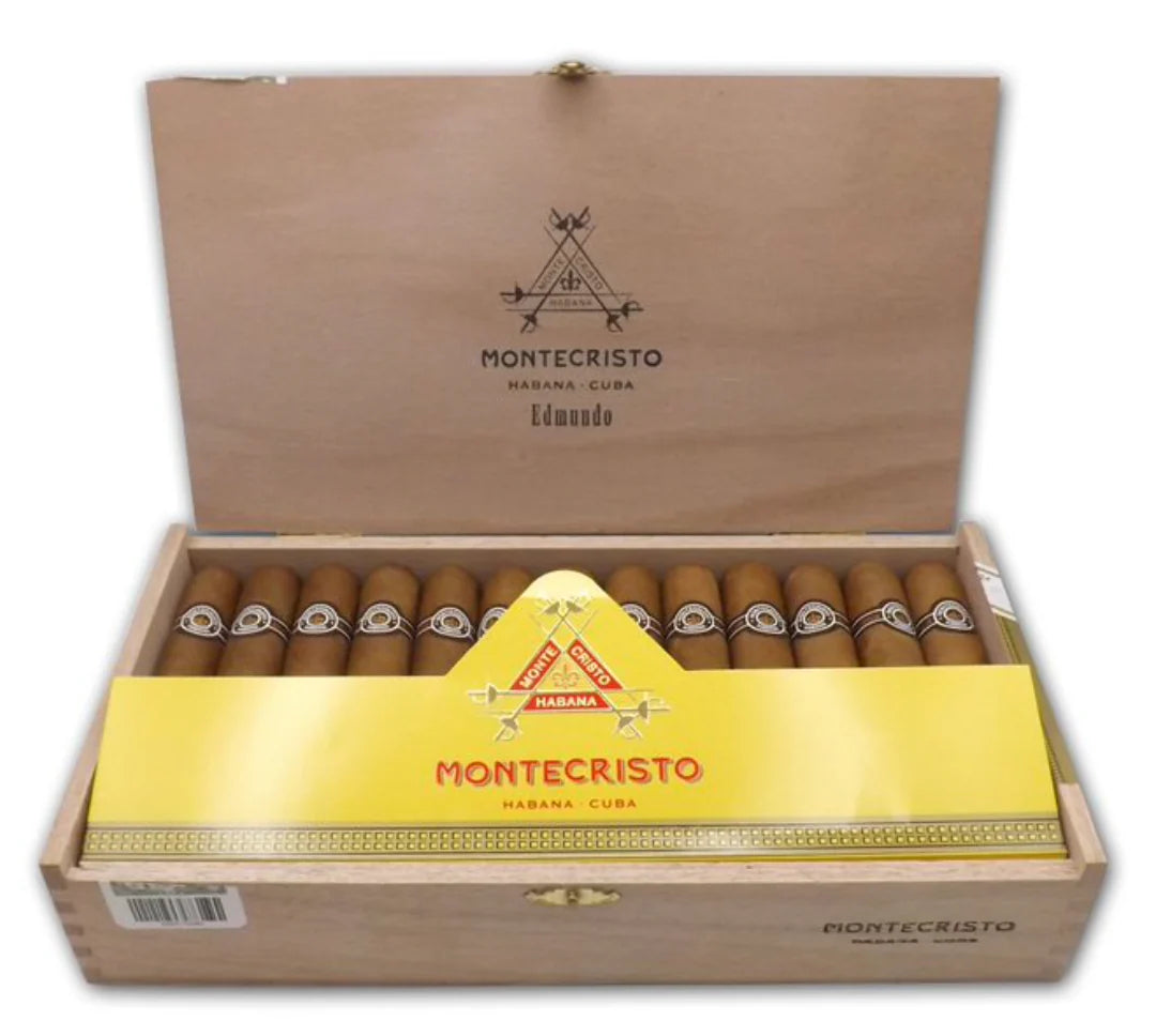 Vista superior de caja de puros premium