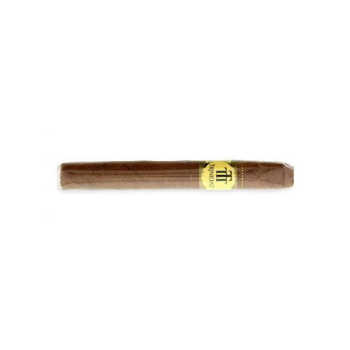 Vista lateral de cigarro artesanal cubano