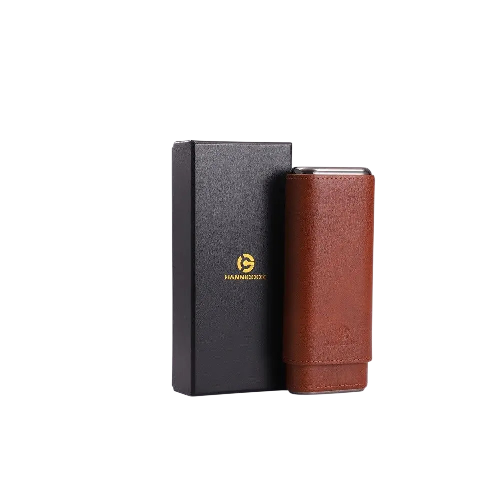 elegante estuche para puros panama