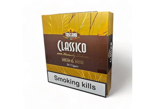 Clásico | Caja de 20 | Cigarros Toscano