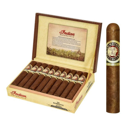 Detalle de caja tradicional con puros premium