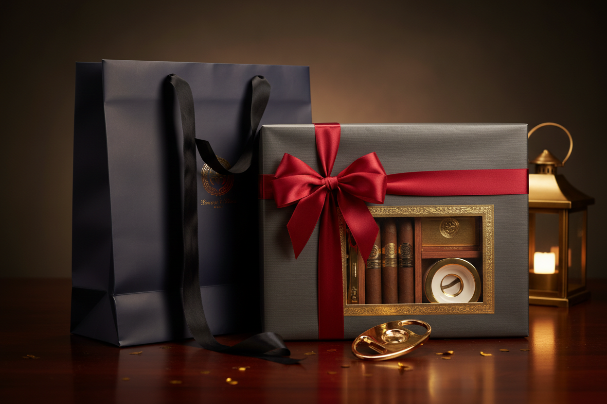 Regalo de puros con accesorios